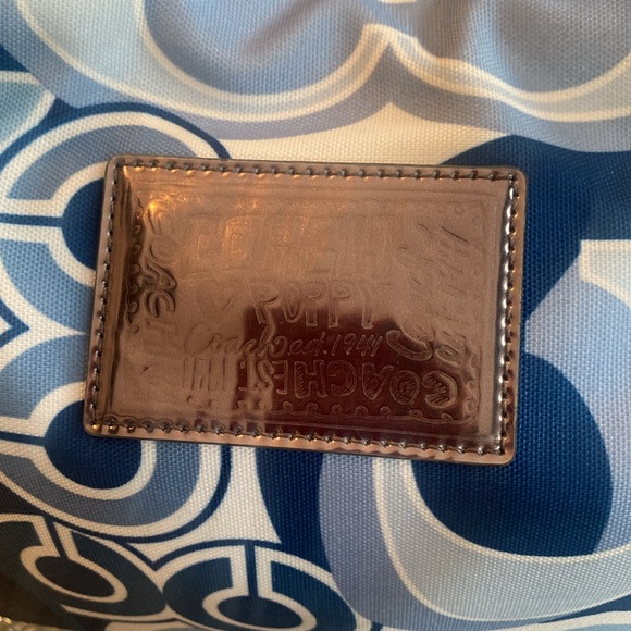 COACH POPPY BLUE DENIM! EUC! - Picture 16 of 17